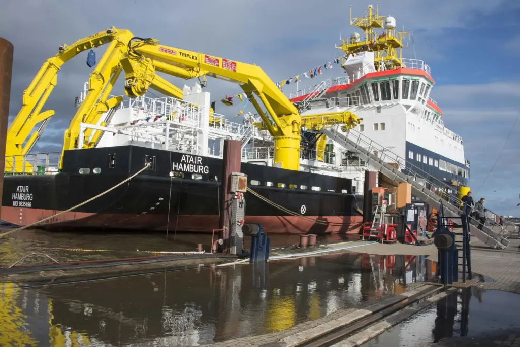 Atair is being followed by more multi-purpose replacements –some of them LNG-fuelled.  (Photo BSH).
