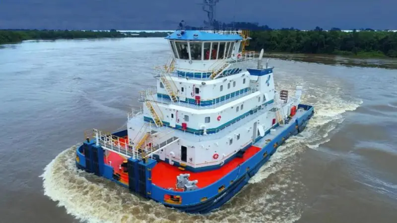 The RAL tugs will push convoys of twenty five barges each of over 2,000dwt (RAL)