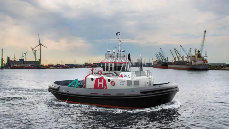 Port of Antwerp's 'Hydrotug' will be the world's first hydrogen-powered tug (Port of Antwerp)