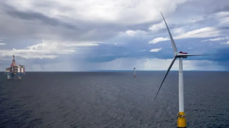 Hywind Tampen floating offshore wind farm project (Image: Equinor)