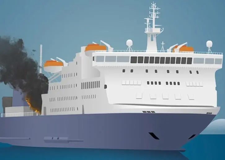 ro-ro ship fire