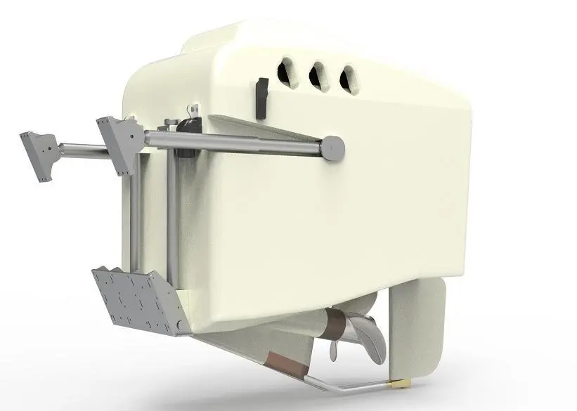 This new outboard system was originally developed for use by South Korean fishing boats