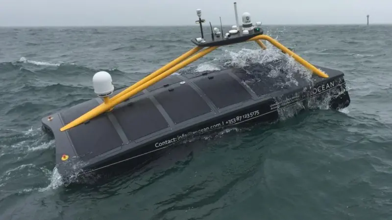 XOCEAN collects ocean data using marine robotics known as Unmanned Surface Vessels