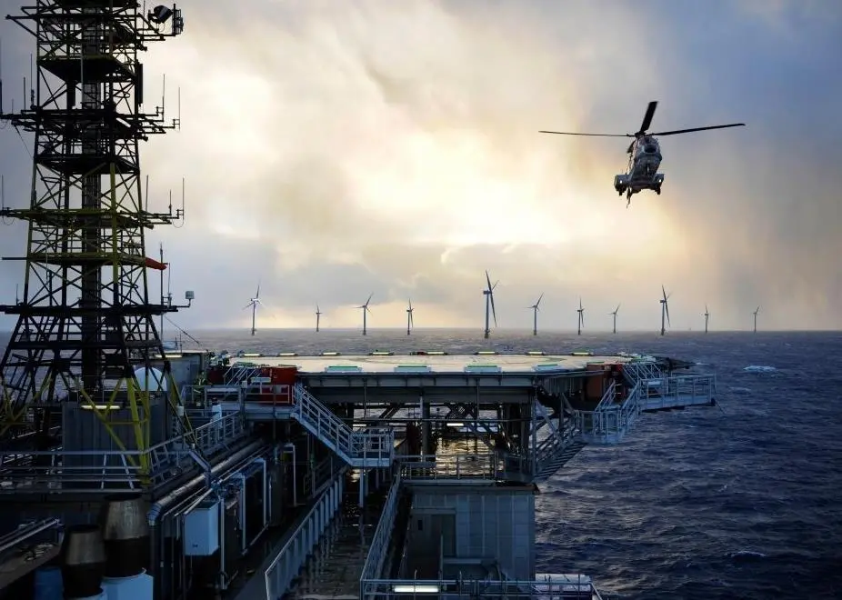 Illustration of the Hywind Tampen project (Equinor)