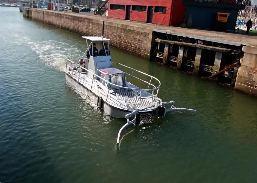 The six-metre aluminium boat was built at Efinor’s shipyard in Paimpol, France
