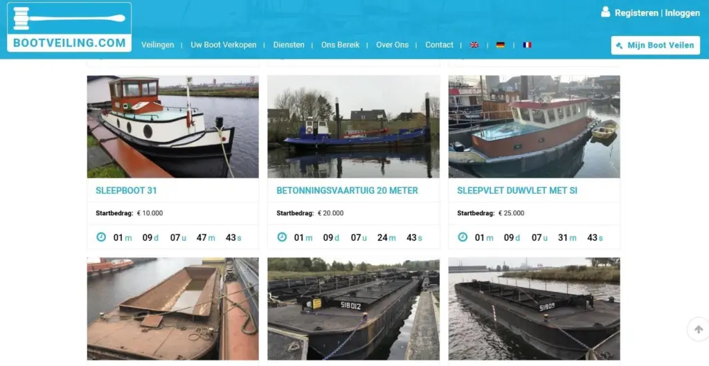 Bootveiling.com is the only nautical auction house in The Netherlands and Belgium