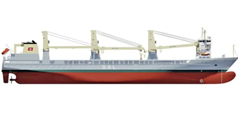 The MV ‘Trina’ has been retrofitted with the FS MARINE+ system Photo: SAL Heavy Lift