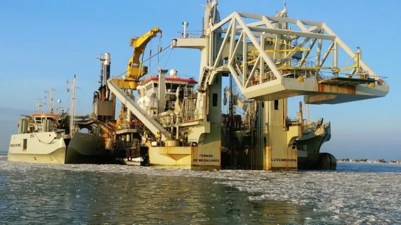 Jan de Nul's Cutter Suction Dredger 'Fernão de Magalhães'