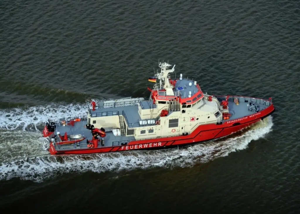 ‘Branddirektor Westphal’ has just been delivered to the Port of Hamburg