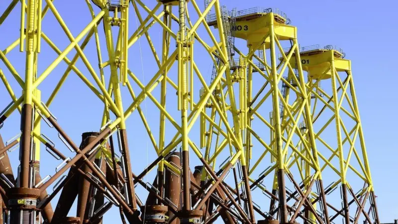 Wind turbine jackets ready for deployment