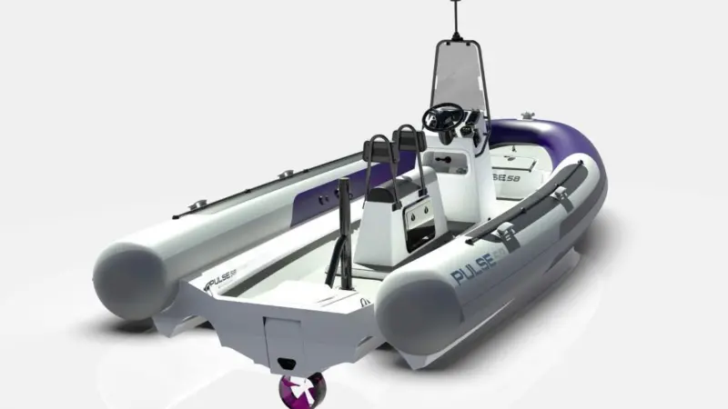 The RS Pulse58 is claimed to be the world's first RIB with a fully integrated electric drive