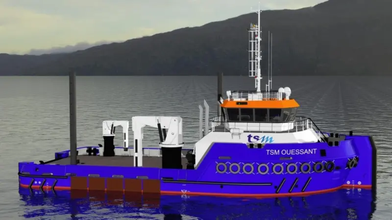 Delivery of the multi-purpose tug, to be named TSM Ouessant, is scheduled for April 2020