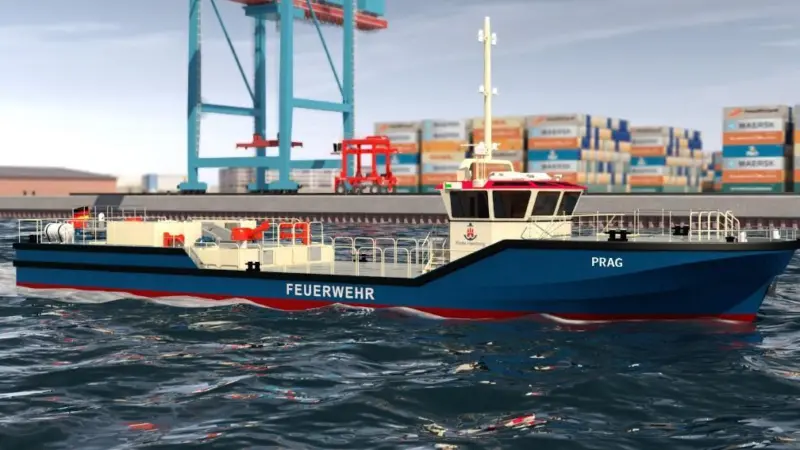 New Hamburg fire-fighting ships are due for completion this year.