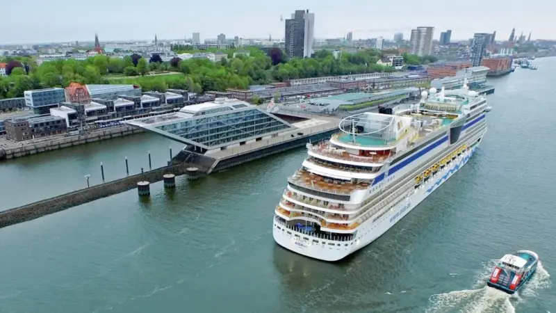 The Hamburg installation is the first European onshore power supply system of its type