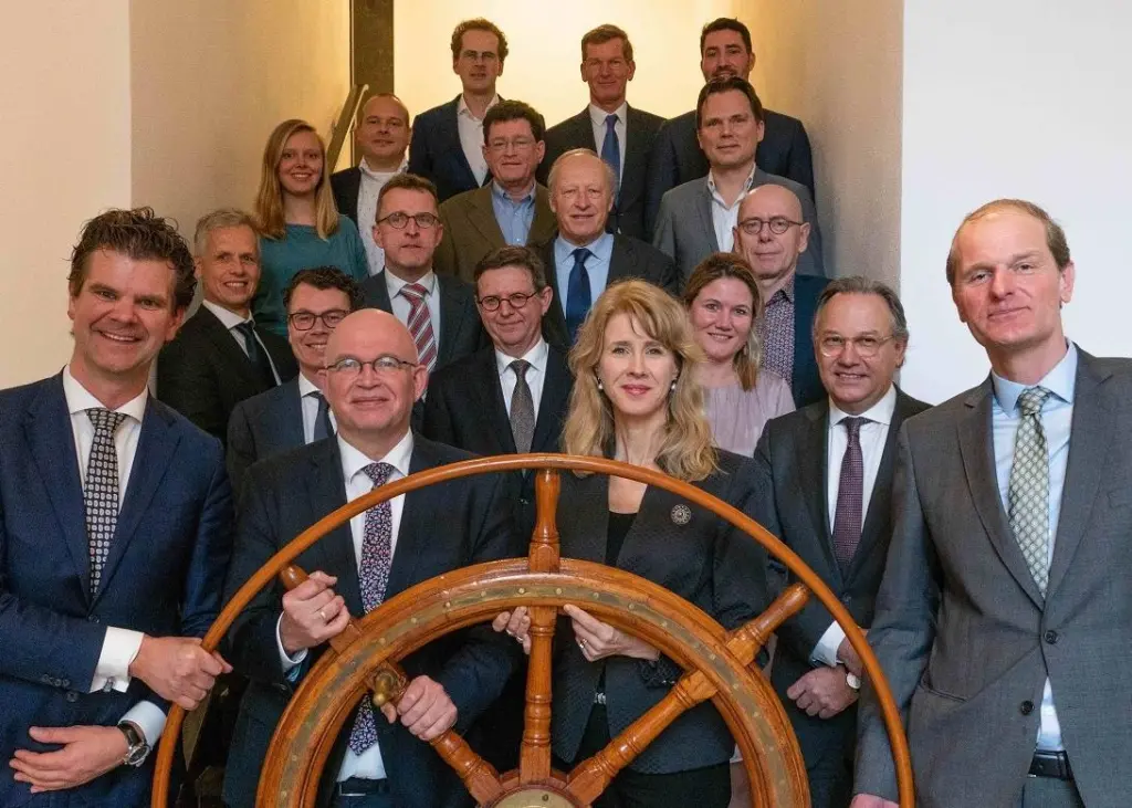 The partners at the launch ceremony