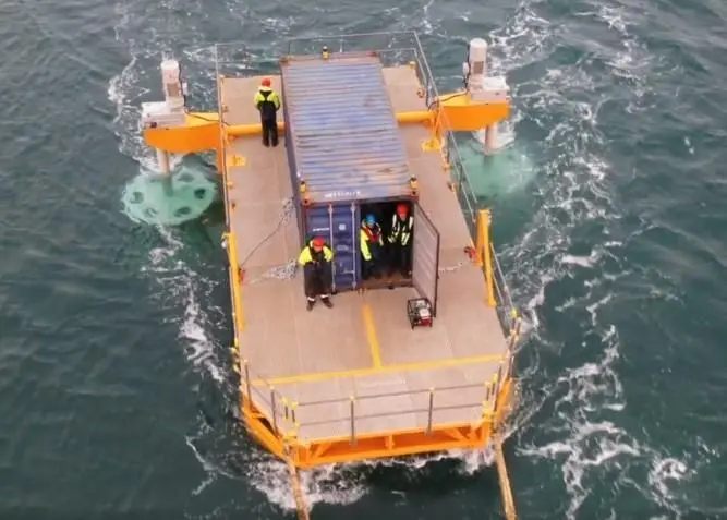 Testing the turbine