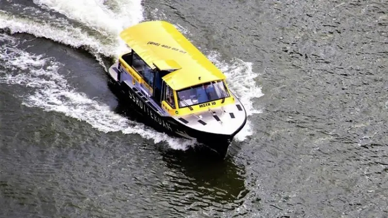 A star of the Alumax range is their water taxi, a fleet of which operate on the River Maas in Rotterdam