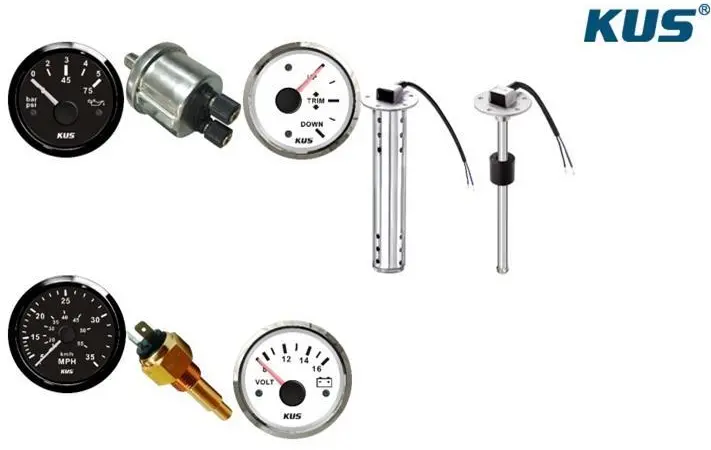 All KUS gauges feature a reinforced scratch resistant anti fog lens