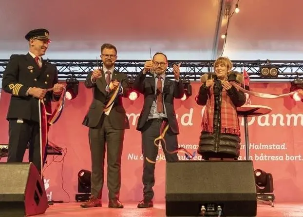 Stena Line's opening ceremony for the new route