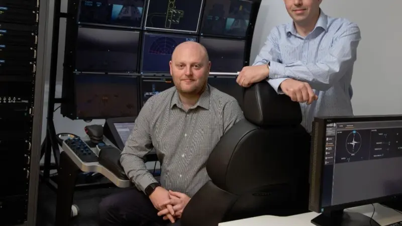 Inspection Manager Andy Freeman and Inspection Services Project Manager Dan Jones
