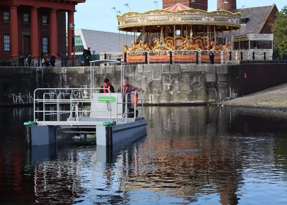 Versi-Cat’s main function is retrieving plastic litter, debris and aquatic vegetation