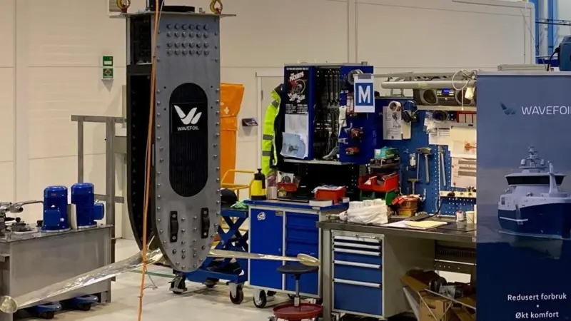 The Wavefoil units weigh in at 400 kilos per module