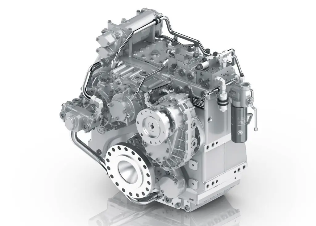 ZF 5200 A/V PTI is the first ZF Marine hybrid transmission that can be installed in both V (V drive) and A (down angle) positions