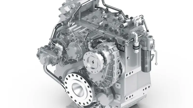 ZF 5200 A/V PTI is the first ZF Marine hybrid transmission that can be installed in both V (V drive) and A (down angle) positions