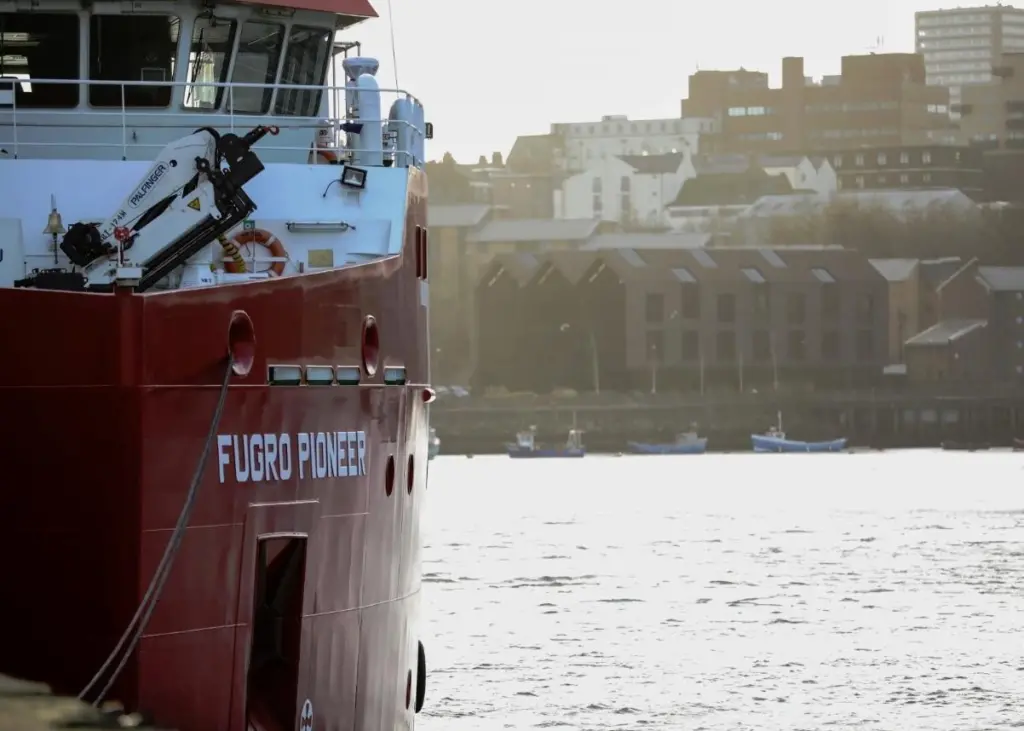 Fugro’s multipurpose vessel ‘Fugro Pioneer’