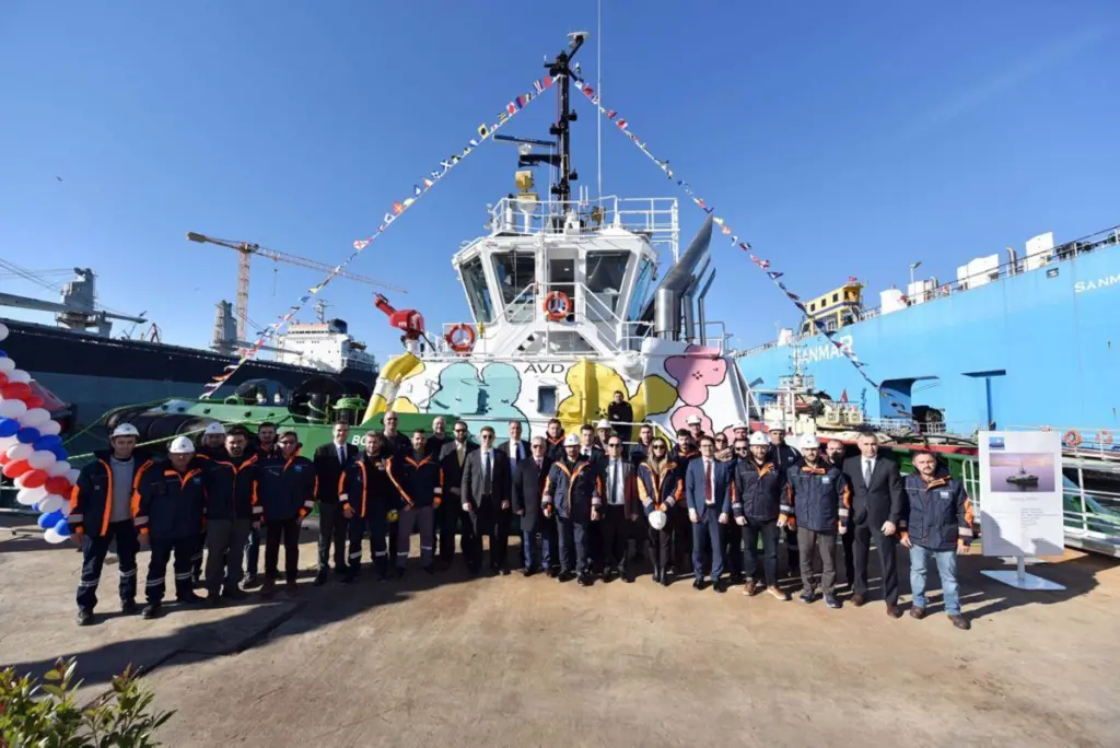 Sanmar's 'Bogacay XXXVIII' features Caterpillar's first AVD drive application (Caterpillar)