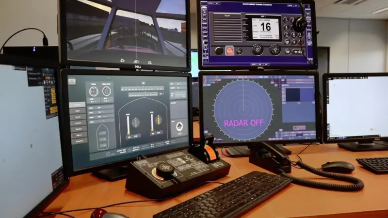VSTEP simulator at JRC/Alphatron’s training department in Rotterdam