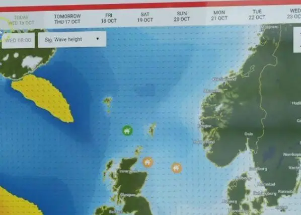 Infoplaza marine weather