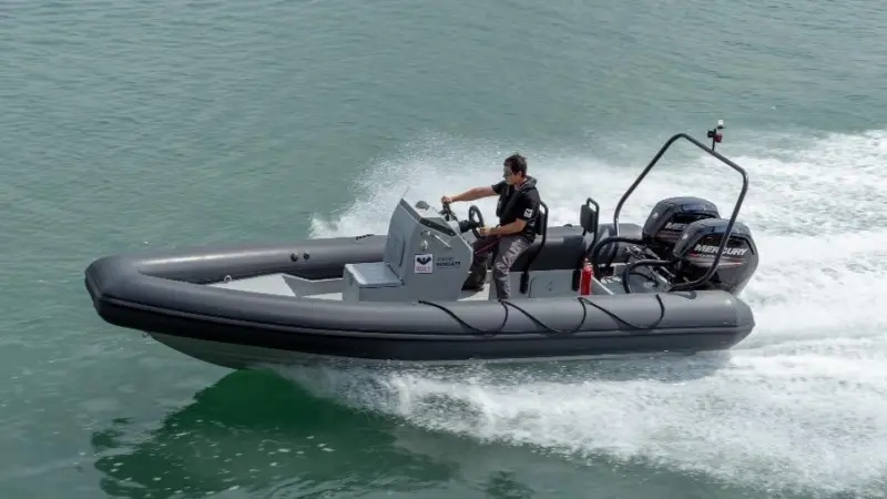 The Viking Norsafe METIS RIB is robust enough to sustain top speeds of at least 30 knots, even fully loaded