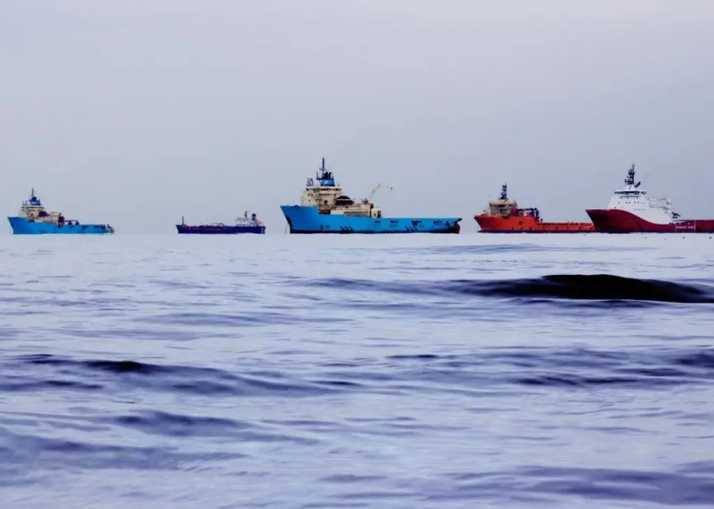 There are on average 20 vessels on any given day located outside the port in the anchorage