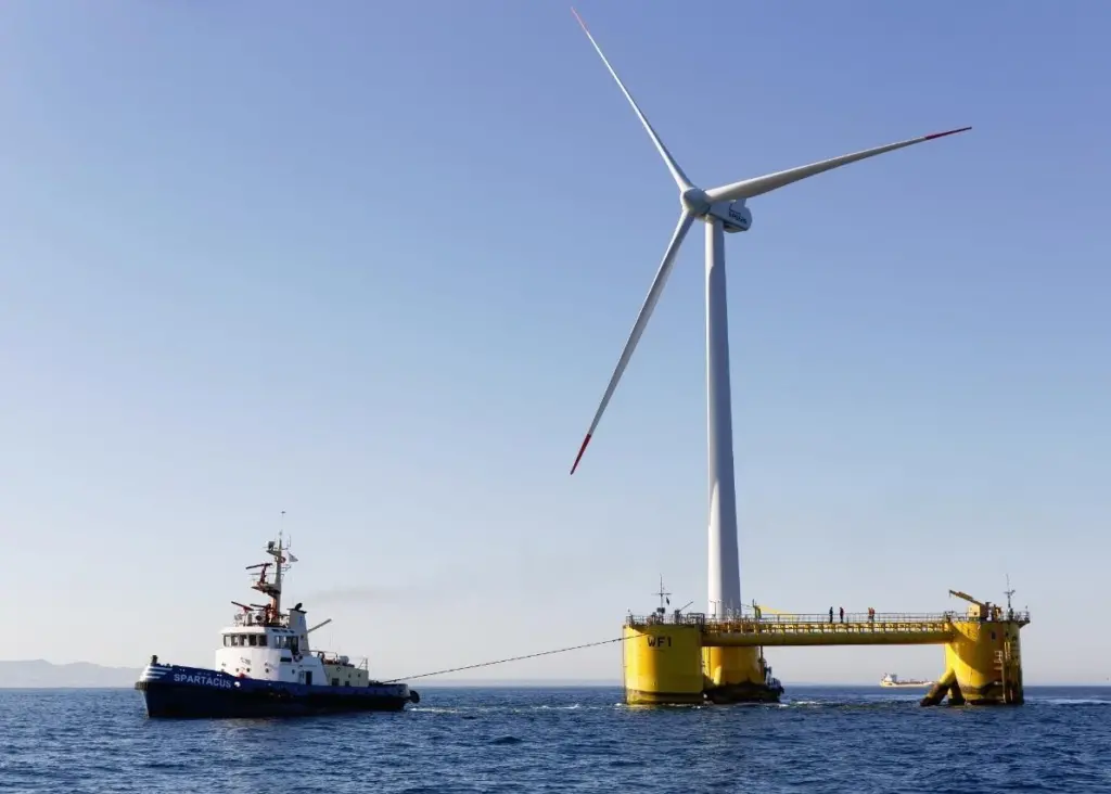 The planned 96MW wind farm will use WindFloat technology