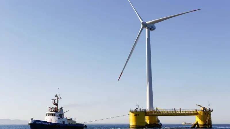 The planned 96MW wind farm will use WindFloat technology