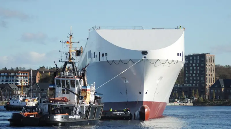 Liekut was FSG’s last delivery in March. Yard now hopes to resume work in early Summer.