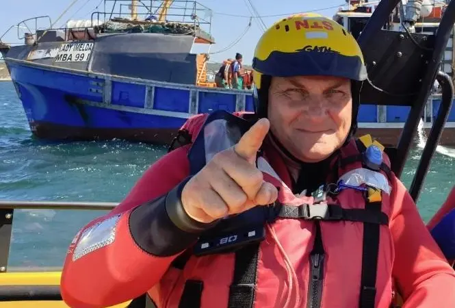 Enrico Menezies of National Sea Rescue Institute South Africa