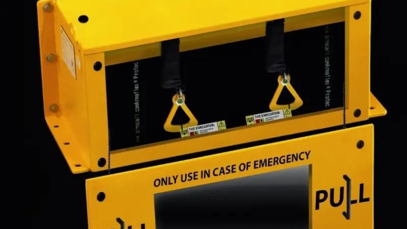 It comes with personal protective equipment in an Evacuation Chest that can be further fireproofed