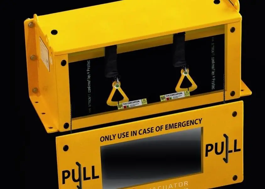 It comes with personal protective equipment in an Evacuation Chest that can be further fireproofed
