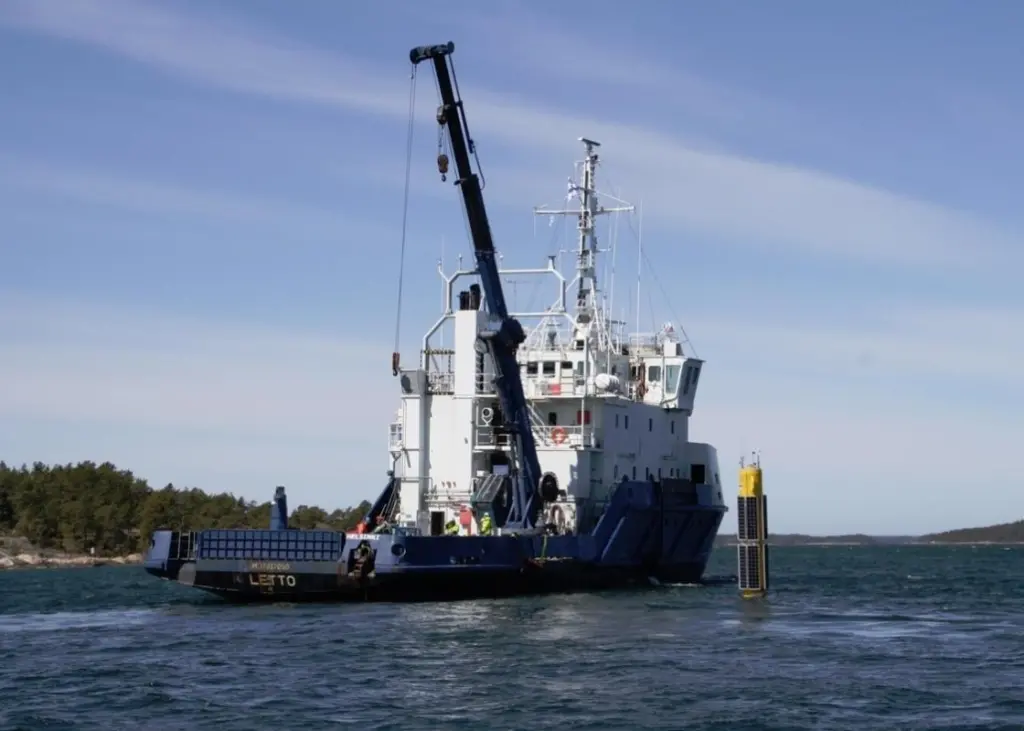 The first Sniffer Buoy prototype is in the water now for a pilot period, spring-to-autumn 2020