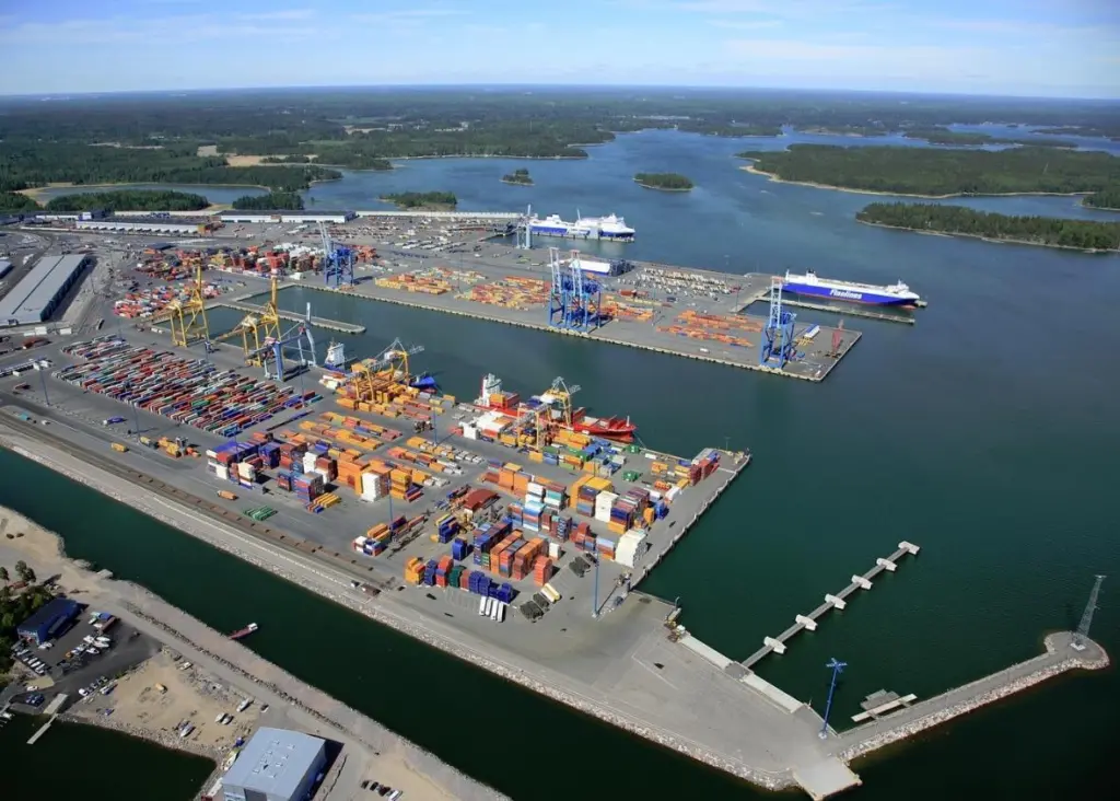 The port of Vuosaari located to the east of the city was established in 2008 and is the main cargo centre in Helsinki
