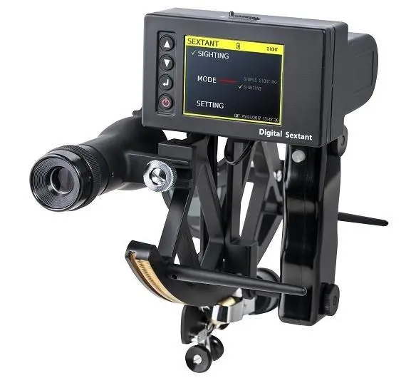 While the Digital Sextant is electronic, it is stand-alone and not reliant on any other external sources or systems