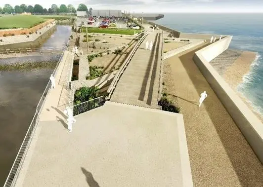 The first phase of work to start will be between Long Curtain Moat and Clarence Pier