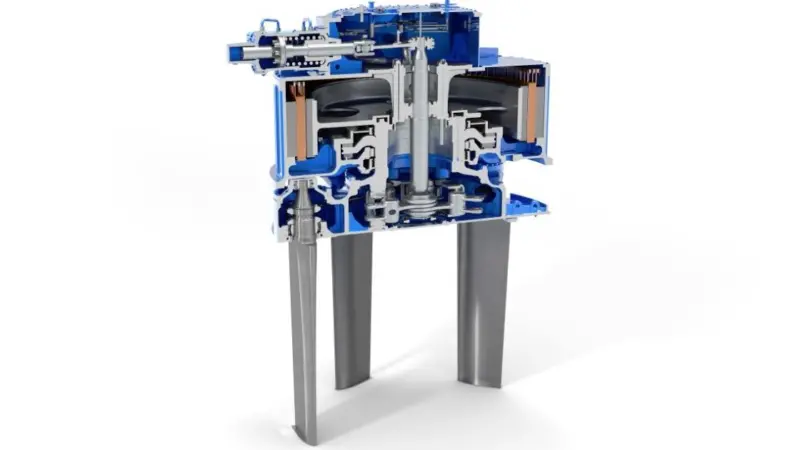 The new eVSP uses a permanent-magnet synchronous motor as its main drive