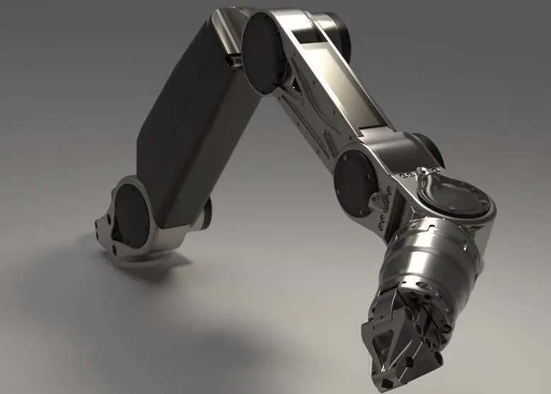 The combined lift capacity and range of motion is claimed to exceed that of any manipulator on the market