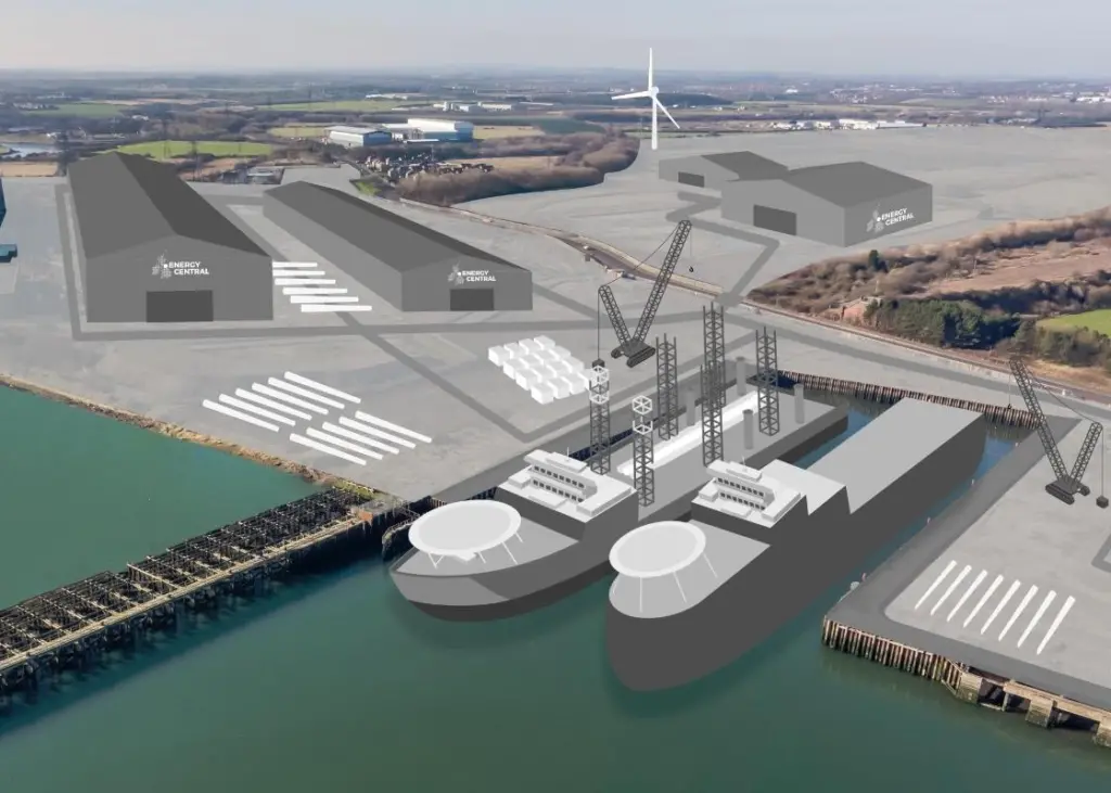 A visualization of the Northumberland Energy Park