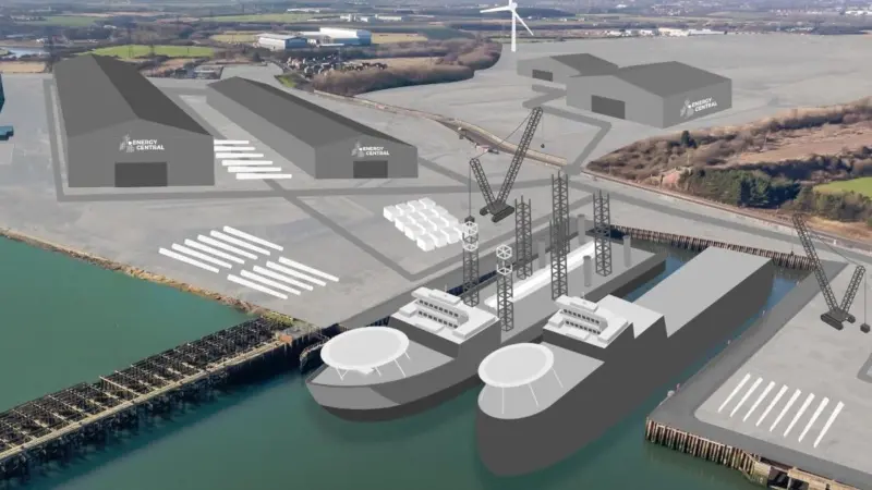 A visualization of the Northumberland Energy Park