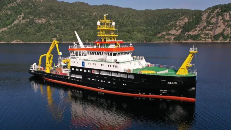 Atair on final trials in Norway this summer.