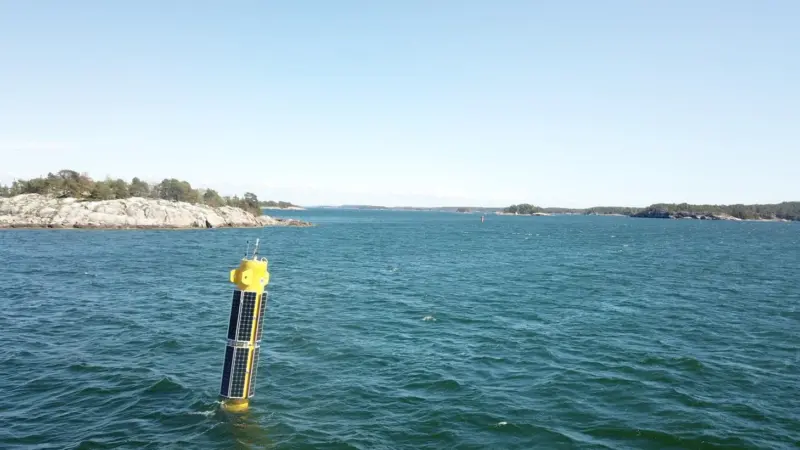 Solar power is sufficient for smart AtoNs in typical climates around Europe and the UK but in the Far North, these devices will gain fuel cell support. Image: Meritaito/Kine Robot Solutions
